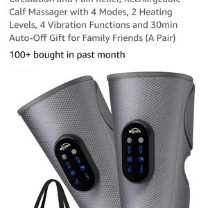 Alljoy Gray Calf Massager with Vibration